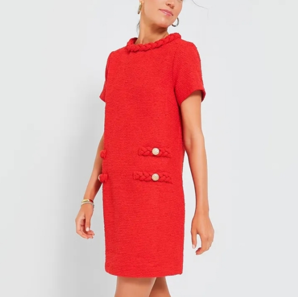 Tuckernuck Red Tweed Jackie Dress - Picture 4 of 7